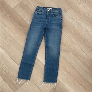 Re/Done High Rise Ankle Crop Women’s Jeans